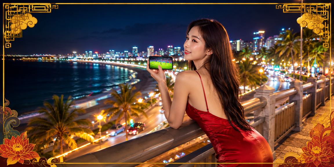 Cổ động viên bóng đá tại Phan Thiết đặt cược trực tuyến trước trận đấu buổi tối