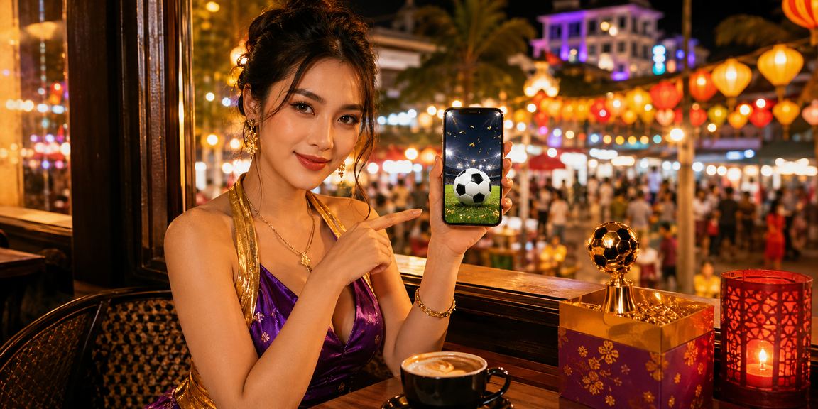 Người hâm mộ bóng đá tại Phú Quốc theo dõi kèo cược trực tuyến bên tách cà phê buổi sáng